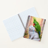 Cat and Parrot Notitieboek (Binnen)