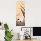 Cat and Plum Blossom - Hishida Shunso Poster (Thuiskantoor)