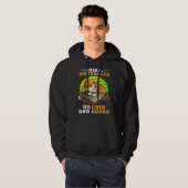 Cat  and Reading Cat Fans Books booknerd Book Hoodie (Voorkant volledig)