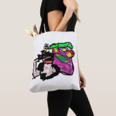 Cat and spring flowers tote bag (Dichtbij)