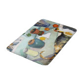 Cat and stillife, August Macke Badmat (Gekanteld)