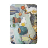 Cat and stillife, August Macke Badmat (Voorkant Verticaal)