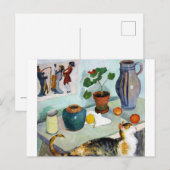 Cat and stillife, August Macke Briefkaart (Voorkant / Achterkant)
