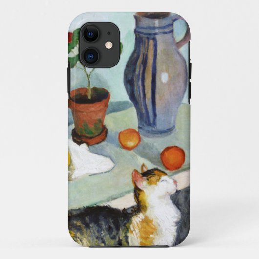 Cat and stillife, August Macke Case-Mate iPhone Case (Achterkant)