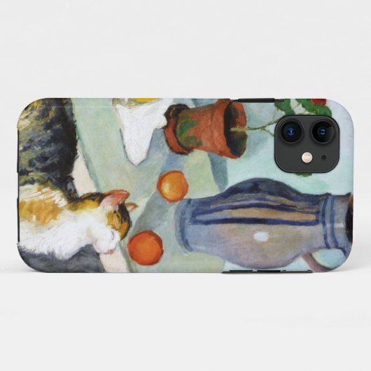 Cat and stillife, August Macke Case-Mate iPhone Case (Achterkant (horizontaal))