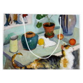 Cat and stillife, August Macke Groot Cadeauzakje (Achterkant)