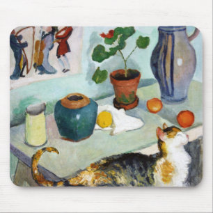Cat and stillife, August Macke Muismat
