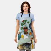 Cat and stillife, August Macke Schort (Gedragen)