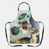 Cat and stillife, August Macke Schort (Voorkant)