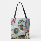Cat and stillife, August Macke Tote Bag (Achterkant)