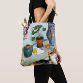 Cat and stillife, August Macke Tote Bag (Dichtbij)