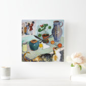 Cat and stillife, August Macke Vierkante Klok (Huis)