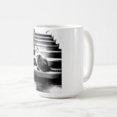 Cat and the stairs koffiemok (Voorkant rechts)