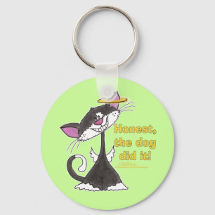 Cat Angel Sleutelhanger