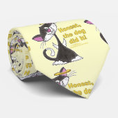 Cat Angel Stropdas (Opgerold)