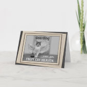 Cat Angel Sympathcard Kaart (Voorkant)