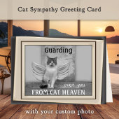 Cat Angel Sympathcard Kaart
