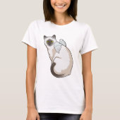 Cat Angel wings T-shirt (Voorkant)