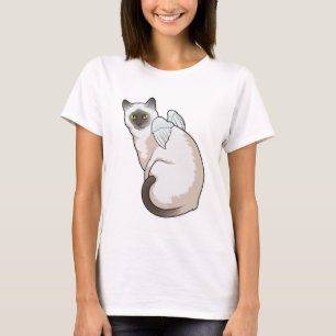 Cat Angel wings T-shirt