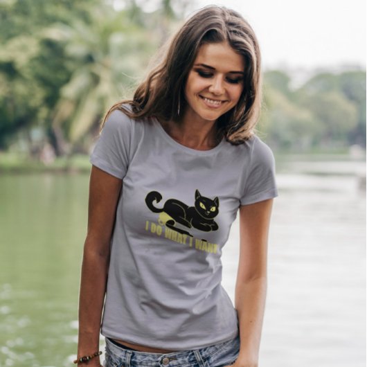Cat Animal Coffe Cup T-shirt