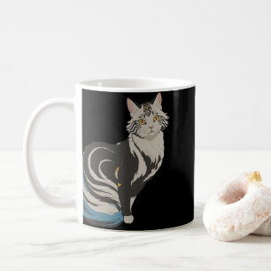 Cat anime stijl Schattige Koffiemok