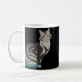 Cat anime stijl Schattige Koffiemok (Links)