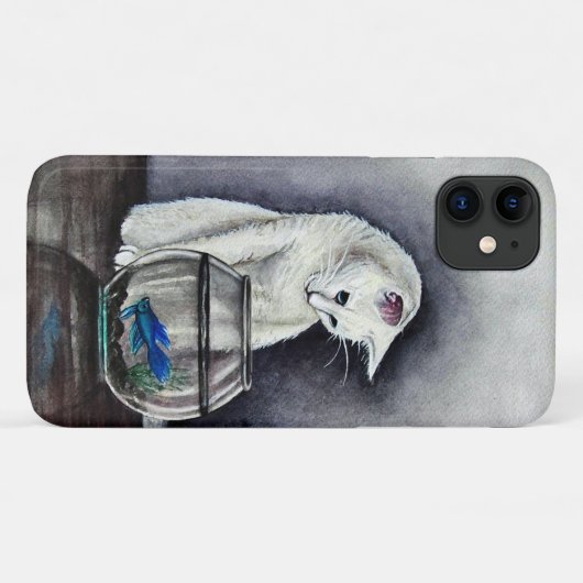 Cat Anticipation Case-Mate iPhone Case (Achterkant (horizontaal))