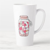 Cat Antidepressant Funny Cat Lover Gift Latte Mok (Rechts)