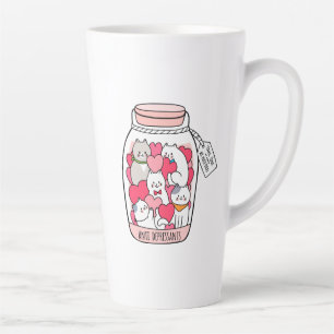 Cat Antidepressant Funny Cat Lover Gift Latte Mok
