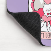 Cat Antidepressant Funny Cat Lover Gift Muismat (Hoek)