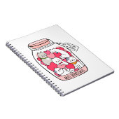 Cat Antidepressant Funny Cat Lover Gift Notitieboek (Rechterzijde)