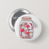 Cat Antidepressant Funny Cat Lover Gift Ronde Button 5,7 Cm (Voorkant /achterkant)