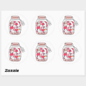 Cat Antidepressant Funny Cat Lover Gift Ronde Sticker (Vel)