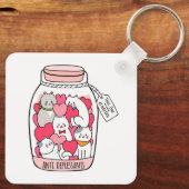 Cat Antidepressant Funny Cat Lover Gift Sleutelhanger (Achterkant)