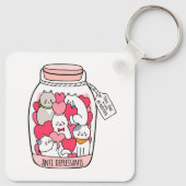 Cat Antidepressant Funny Cat Lover Gift Sleutelhanger (Achterkant)