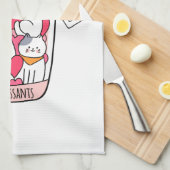 Cat Antidepressant Funny Cat Lover Gift Theedoek (Quarter Fold)