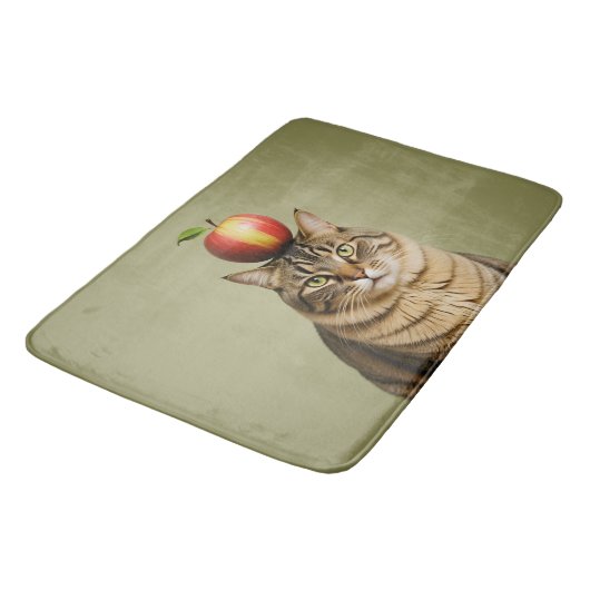 Cat Apple Badmat (Gekanteld)