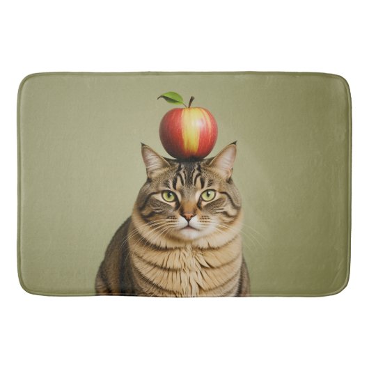 Cat Apple Badmat (Voorkant)