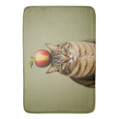 Cat Apple Badmat (Voorkant Verticaal)