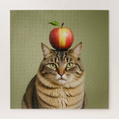 Cat Apple Legpuzzel (Verticaal)