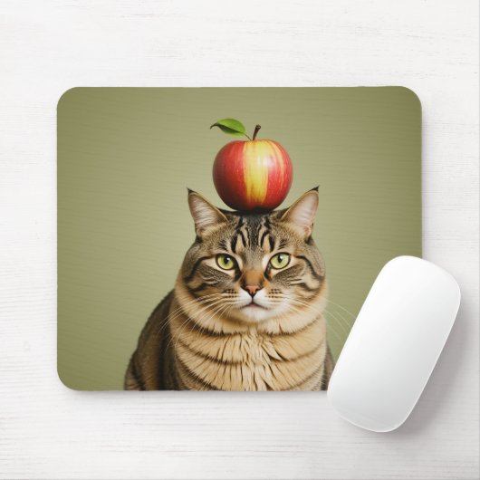 Cat Apple Muismat (Met muis)