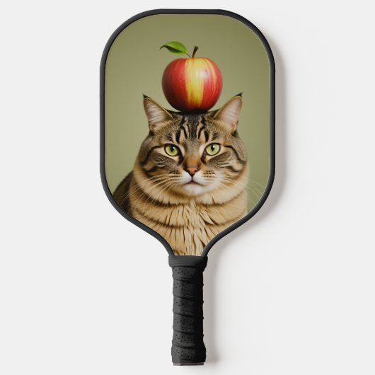 Cat Apple Pickleball Paddle (Voorkant)
