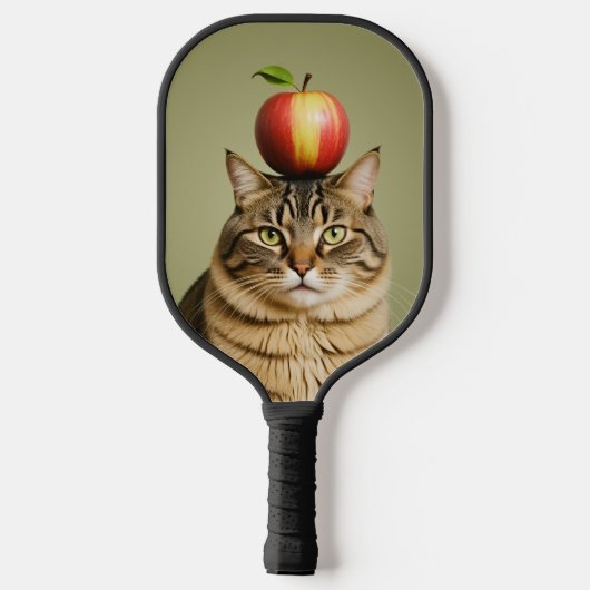 Cat Apple Pickleball Paddle (Achterkant)