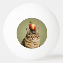 Cat Apple Pingpongbal