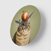 Cat Apple Ronde Klok (Hoek)
