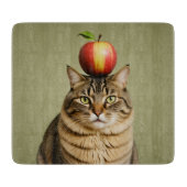 Cat Apple Snijplank (Voorkant)