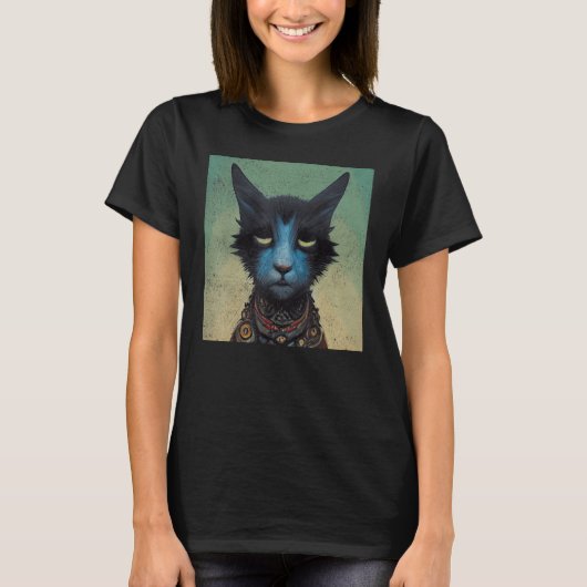 Cat Art 10 T-shirt (Voorkant)