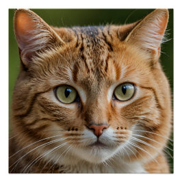 Cat Art 20" x 20", Poster papier (halfglans)