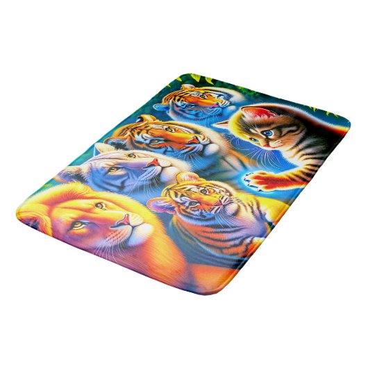 Cat Art Badmat (Gekanteld)