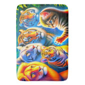 Cat Art Badmat (Voorkant Verticaal)